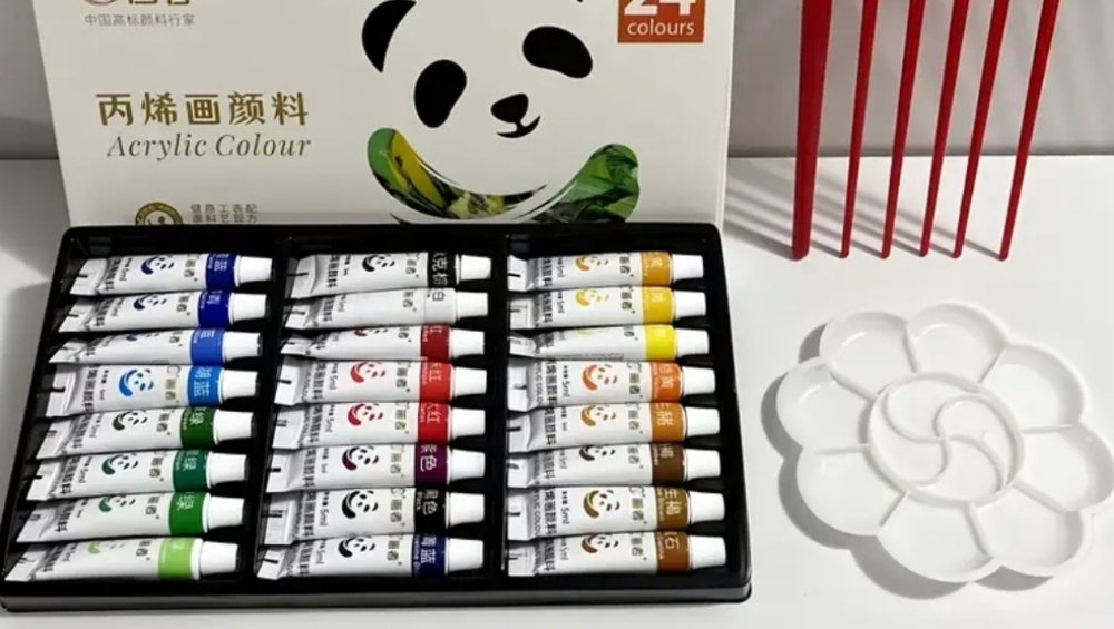 Acrylic Painting Set with 24 Colors